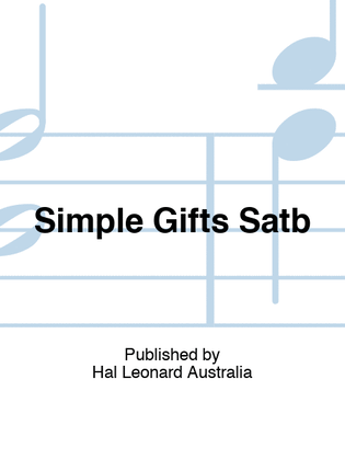 Simple Gifts Satb