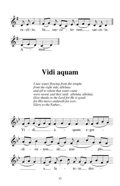Booklet of Chant, Vol 3
