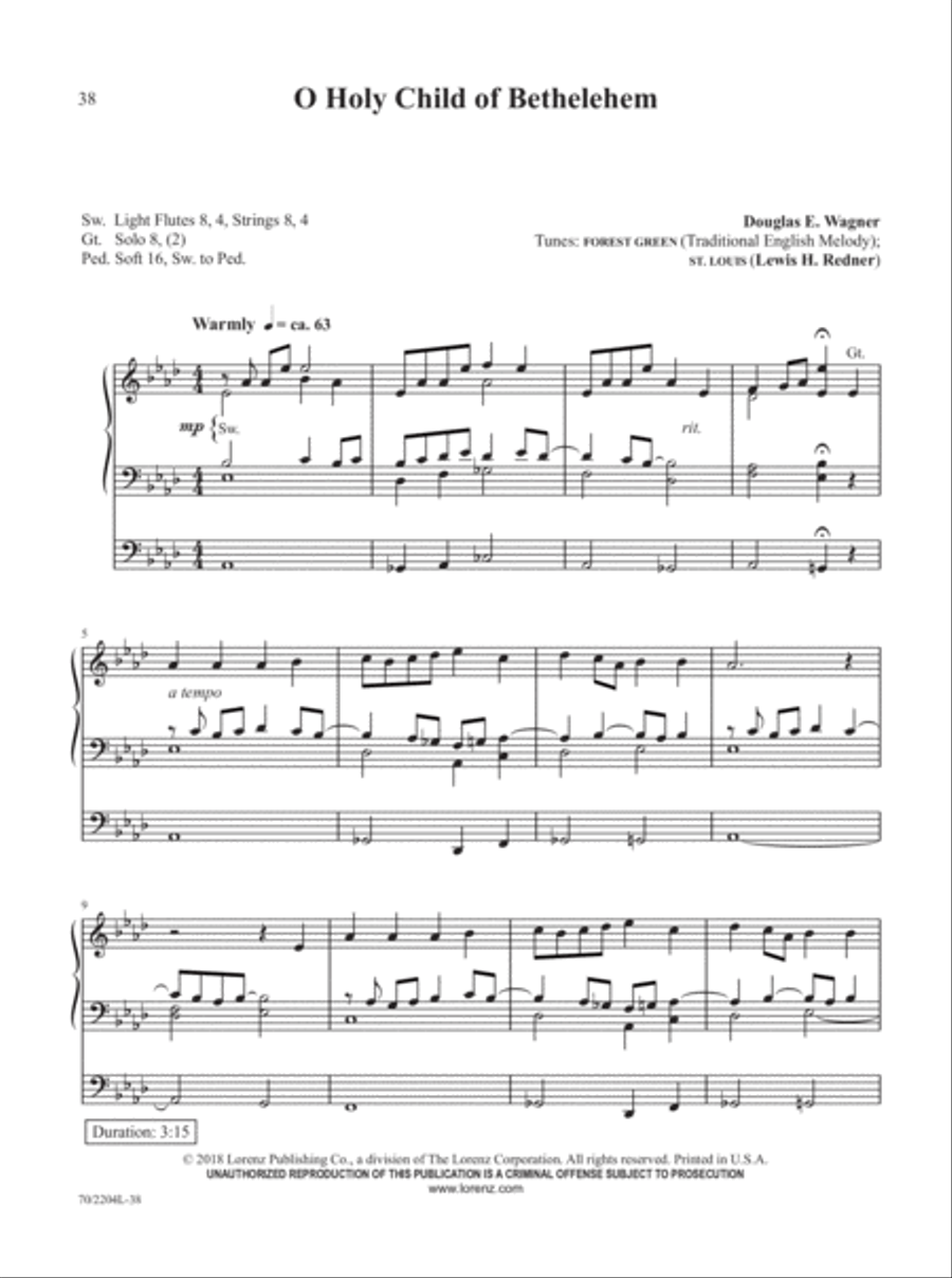 The Organist's Library, Vol 66 Organ Solo scores gallery preview page 18