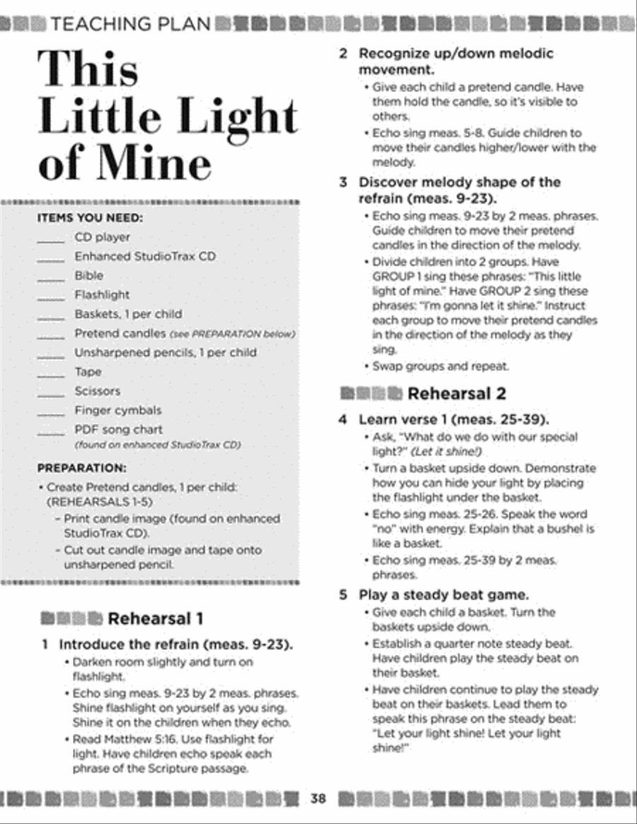 Sing and Celebrate 5! Sacred Songs for Young Voices Sing and Celebrate 5! Sacred Songs for Young Voices Unison Choir scores gallery preview page 7