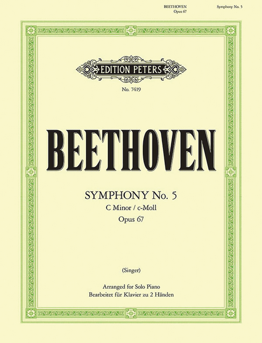 Symphony No. 5 in C minor Op. 67 (Arranged fo