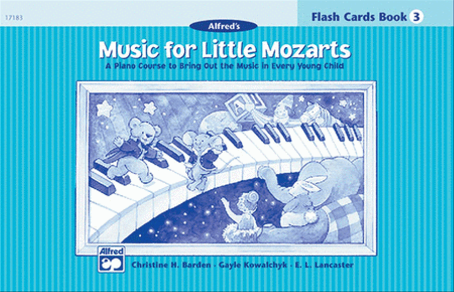 Music for Little Mozarts - Flash Cards For Book 3 Piano Method scores gallery preview page 1