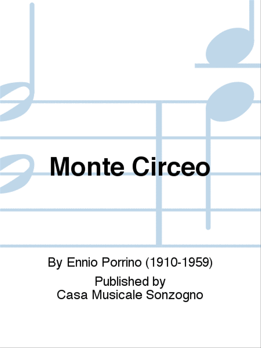 Monte Circeo Voice Solo scores gallery preview page 1