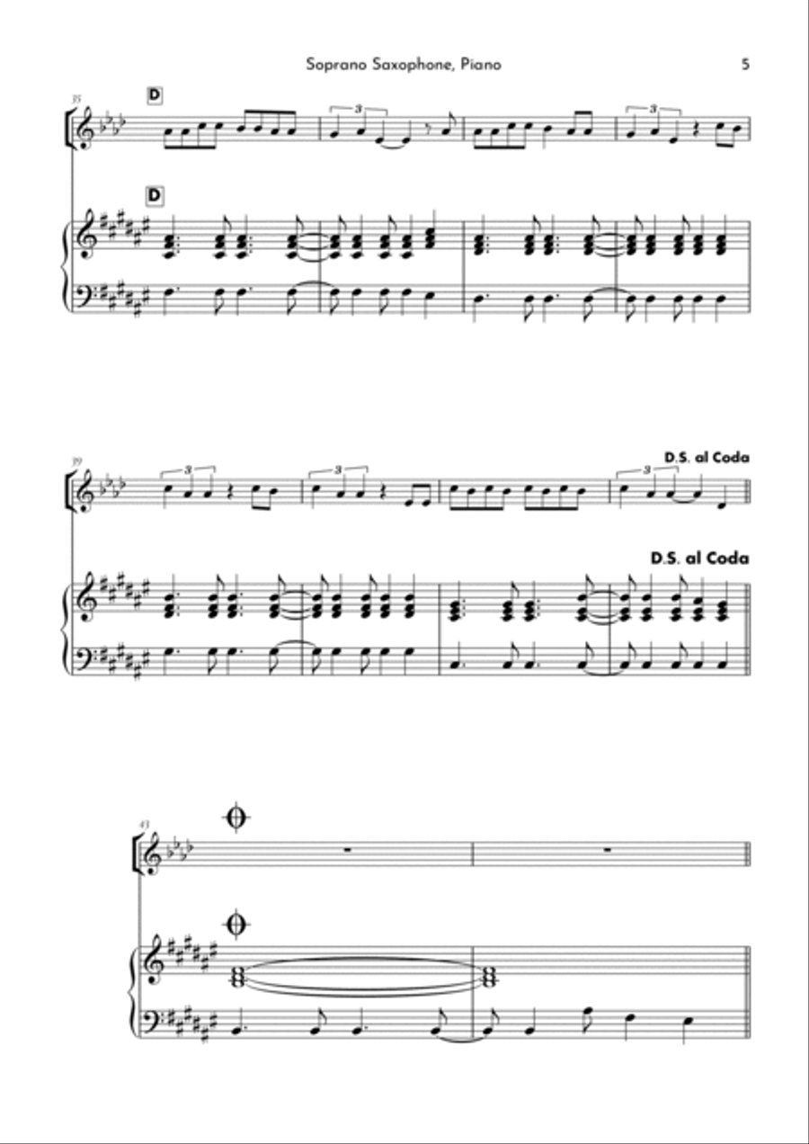 305 305 Soprano Saxophone scores gallery preview page 5