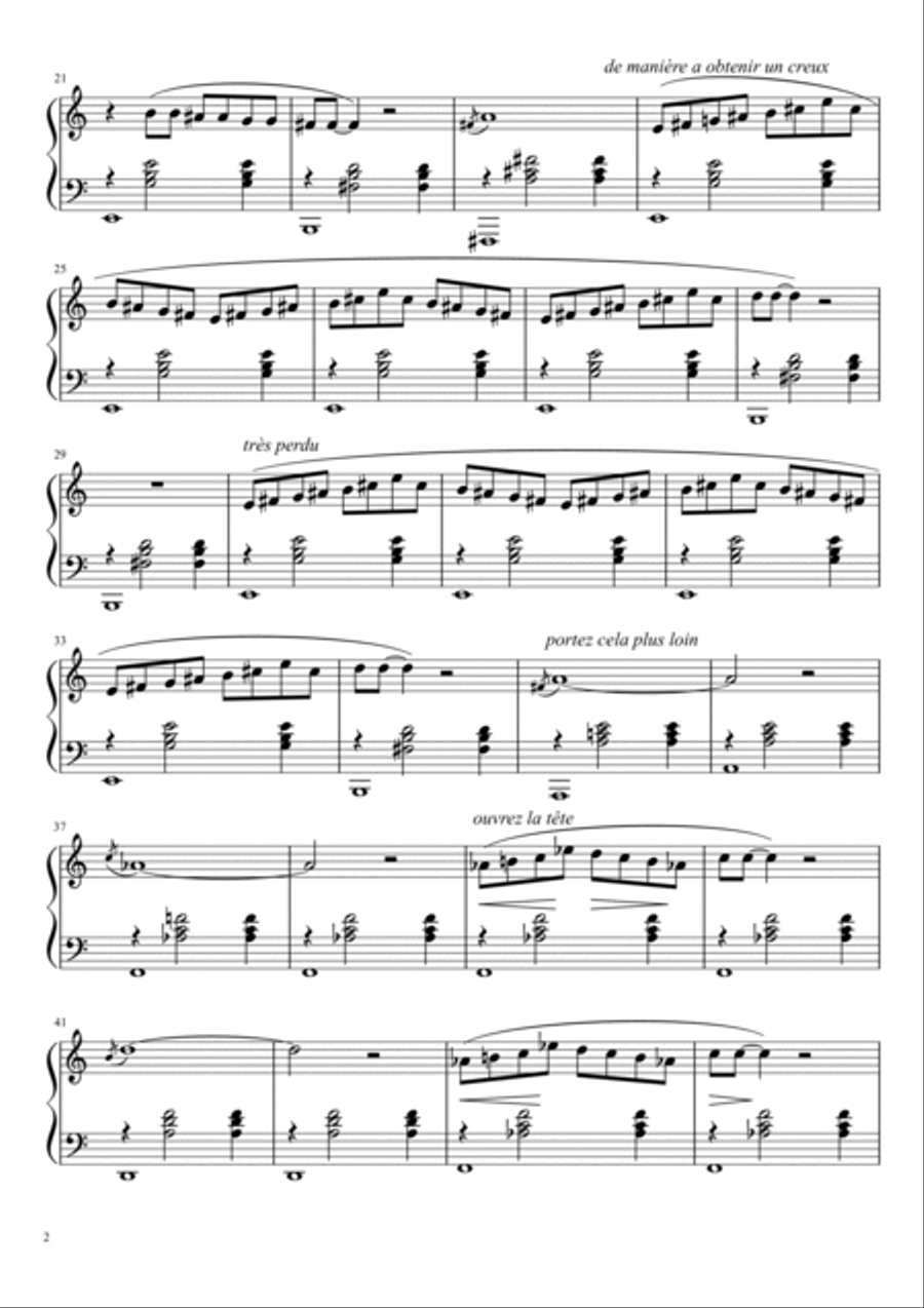 Erik Satie - Gnossiennes No.3 - from Trois Gnossiennes - Original For Piano Solo Piano Solo scores gallery preview page 2