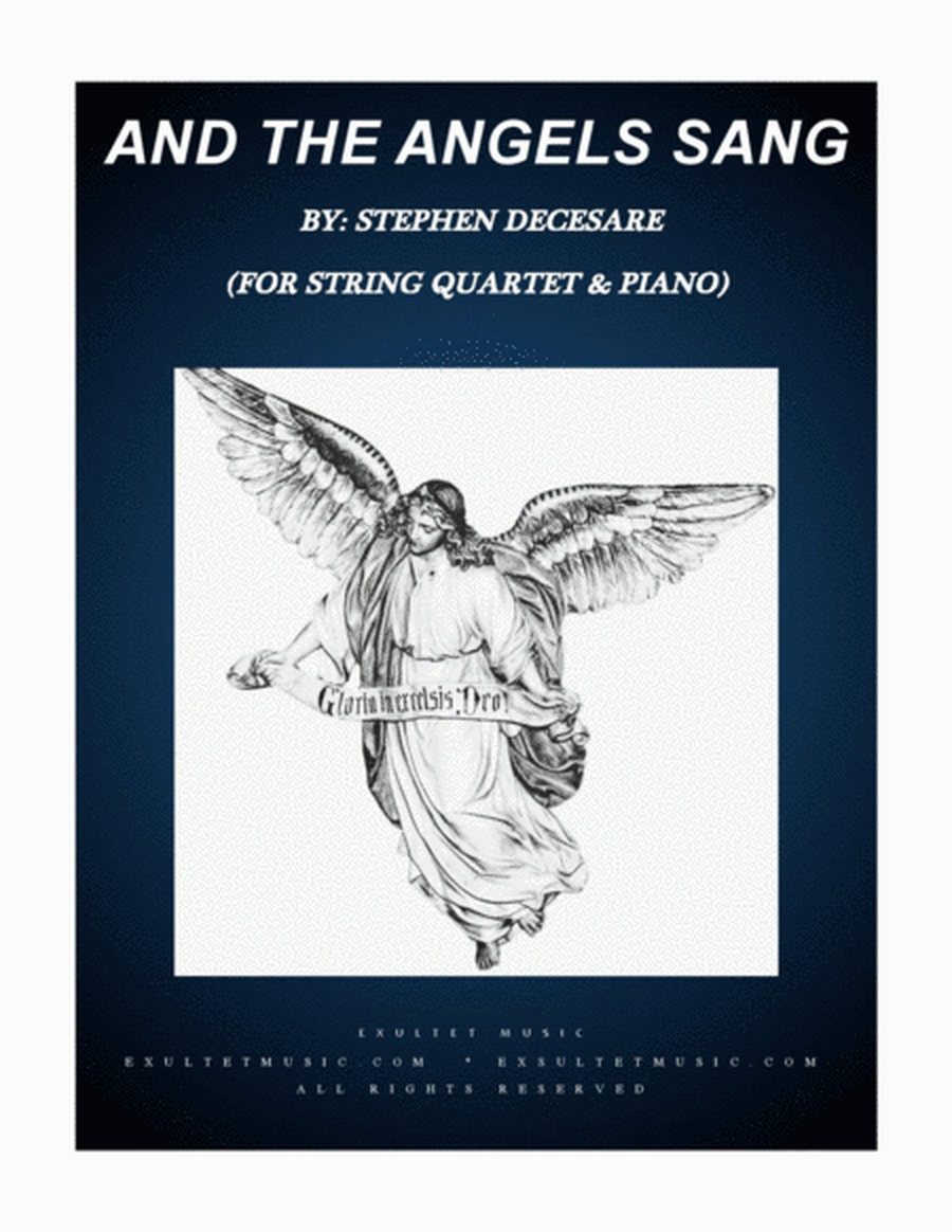 And The Angels Sang (for String Quartet and Piano) image number null