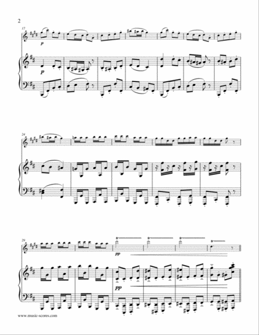 Soldiers Chorus from Carmen - Tenor Sax and Piano Choir scores gallery preview page 2