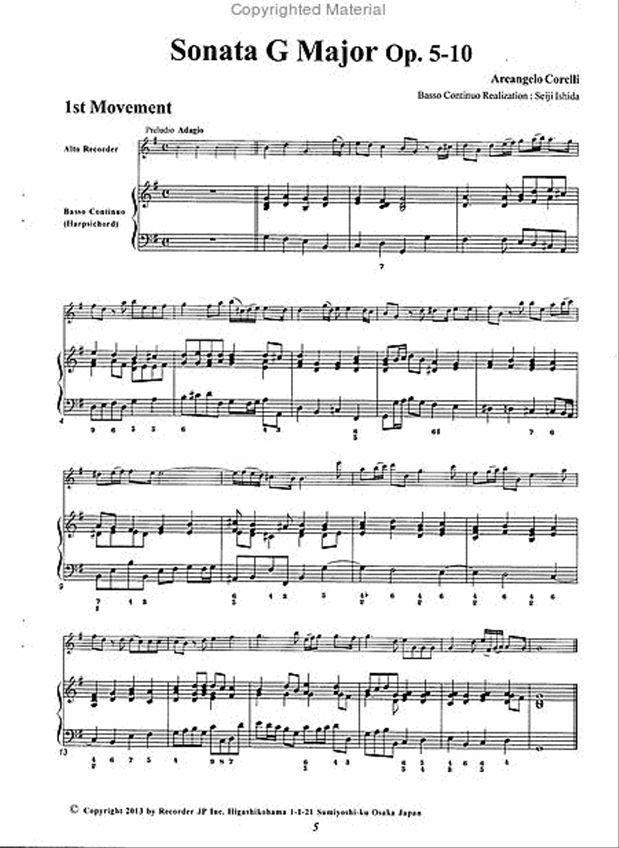 Sonatas Vol. 4 Alto Recorder scores gallery preview page 3