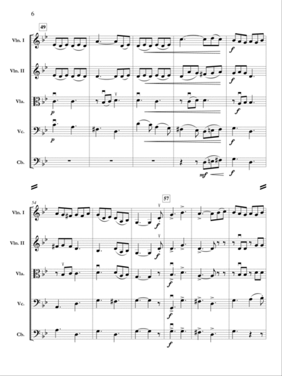 On the King's Errand Orchestra scores gallery preview page 7