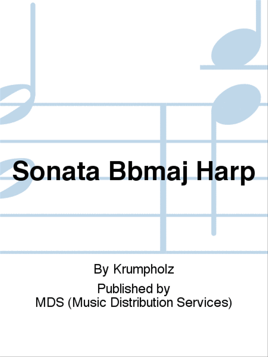 SONATA Bbmaj Harp Harp scores gallery preview page 1