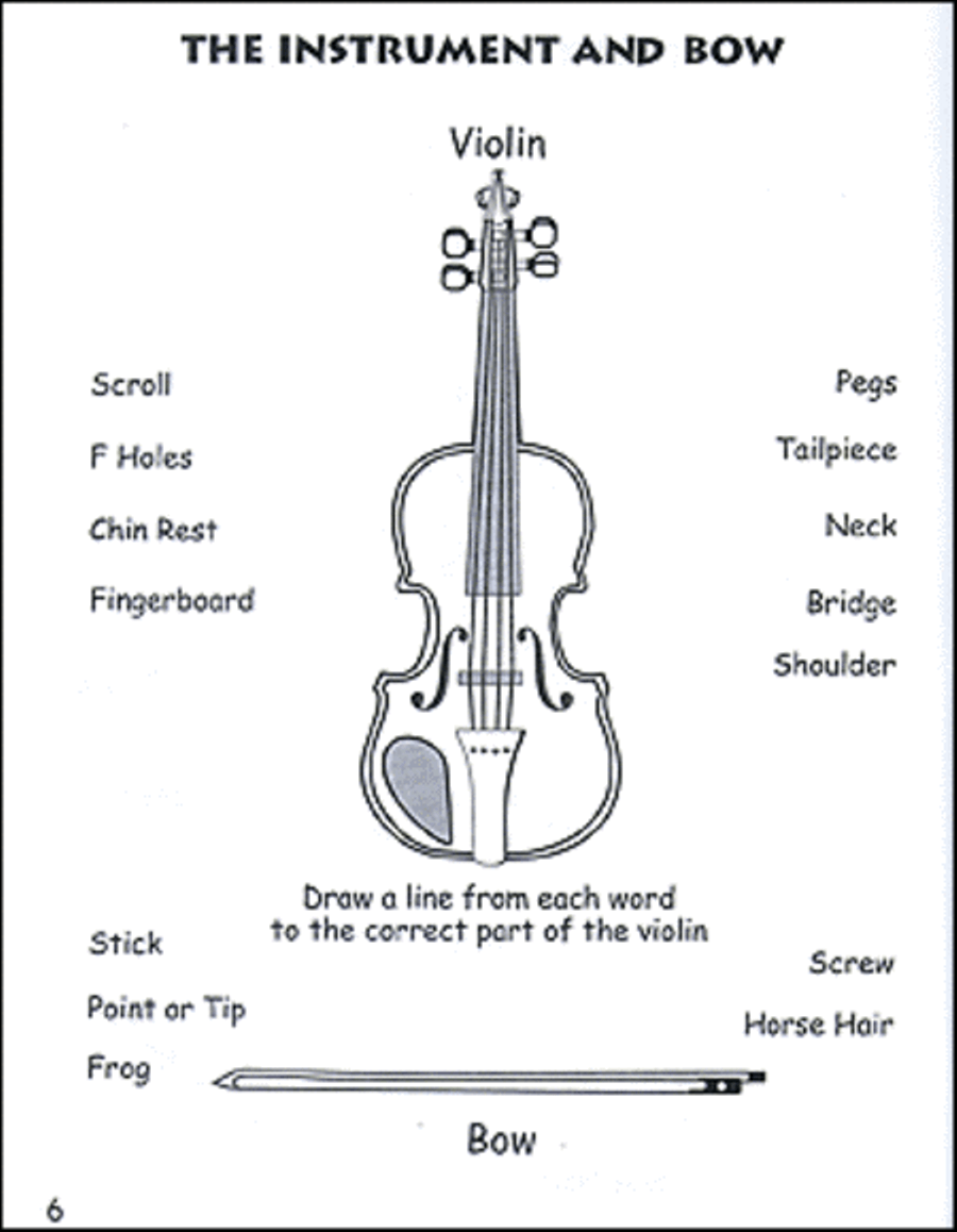 Beginner Violin Theory for Children, Book One Violin scores gallery preview page 3