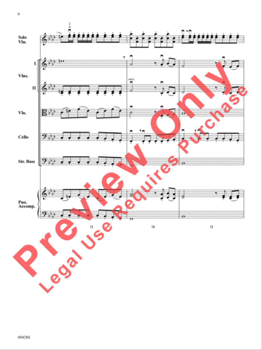Vivaldi Rocks String Orchestra scores gallery preview page 7
