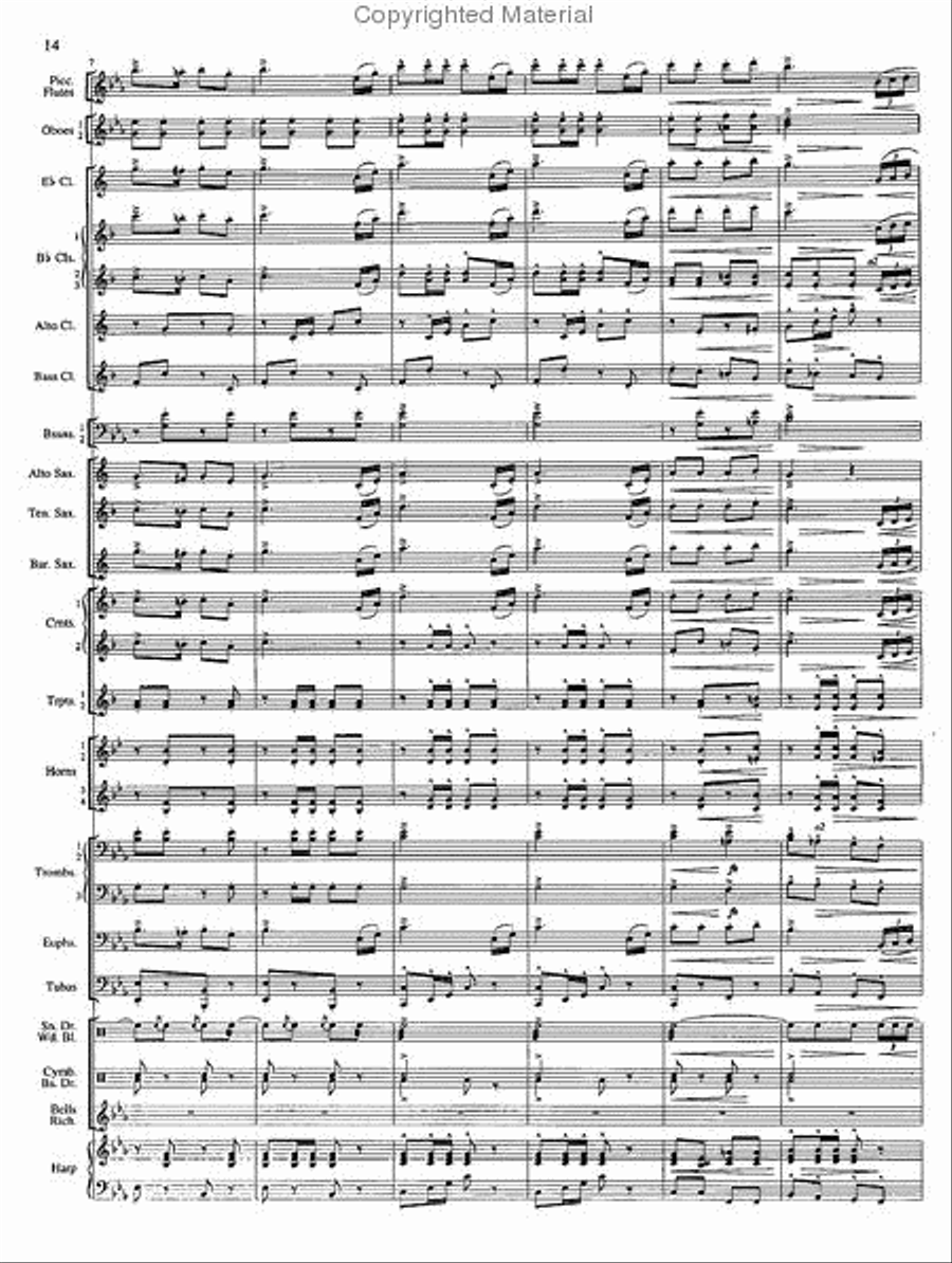 The Fairest of the Fair Concert Band scores gallery preview page 3