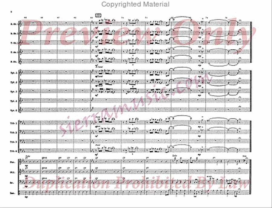 Swee' Pea Big Band scores gallery preview page 9