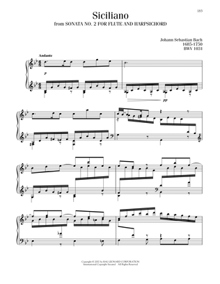 Siciliano, BWV 1031
