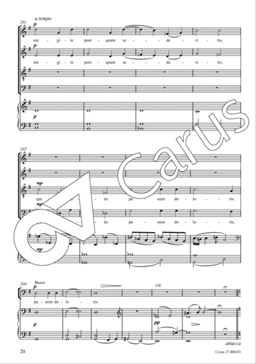 Nisi Dominus 4-Part scores gallery preview page 21