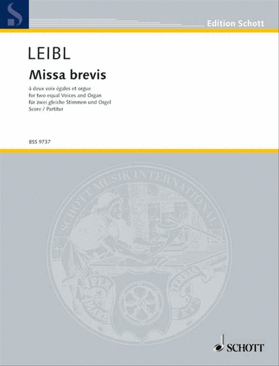 Missa brevis Organ Accompaniment scores gallery preview page 1