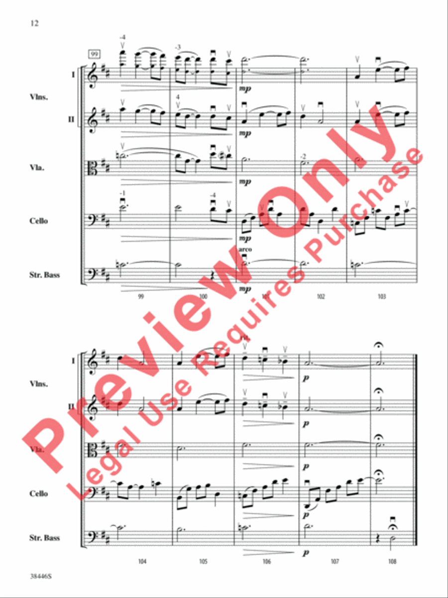 Open Arms String Orchestra scores gallery preview page 13