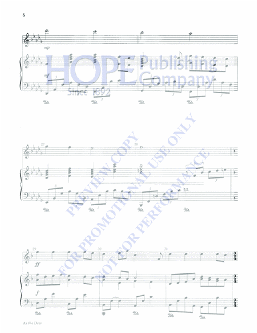 As the Deer Piano scores gallery preview page 6