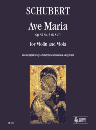 Ave Maria Op. 52 No. 6 (D 839) for Violin and Viola