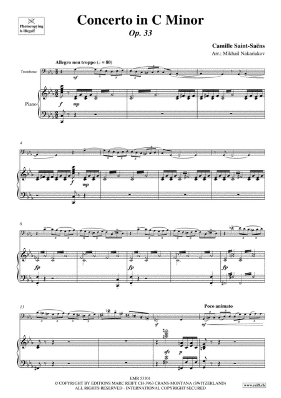 Concerto in C Minor Concerto in C Minor Piano Accompaniment scores gallery preview page 2