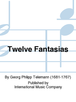 Book cover for Twelve Fantasias