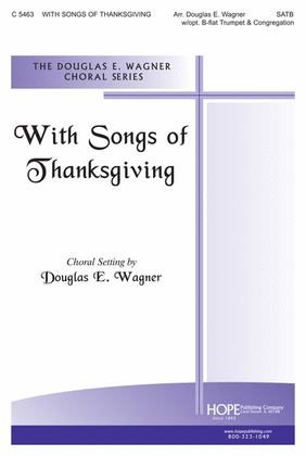 Book cover for With Songs of Thanksgiving