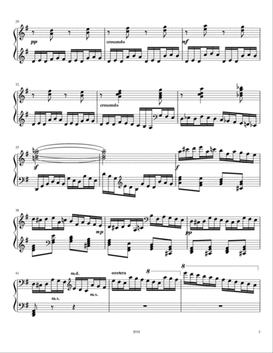 Blossoms In The Summer Storm Piano Method scores gallery preview page 3