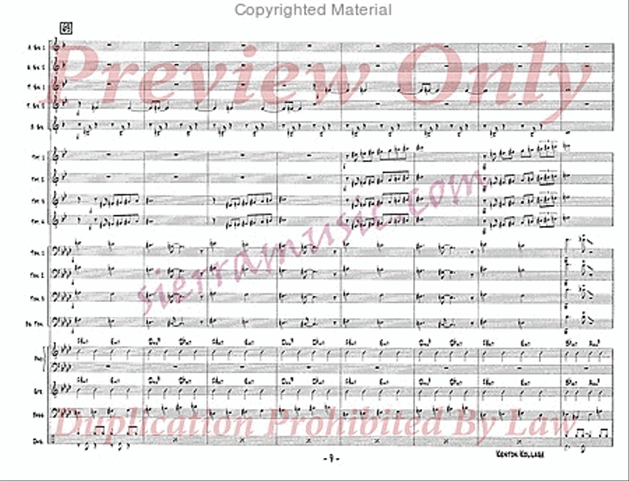 Kenton Kollage Big Band scores gallery preview page 10
