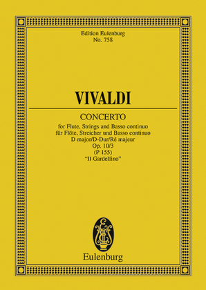 Book cover for Flute Concerto in D Major, Op. 10, No. 3 (RV 428/PV 155)