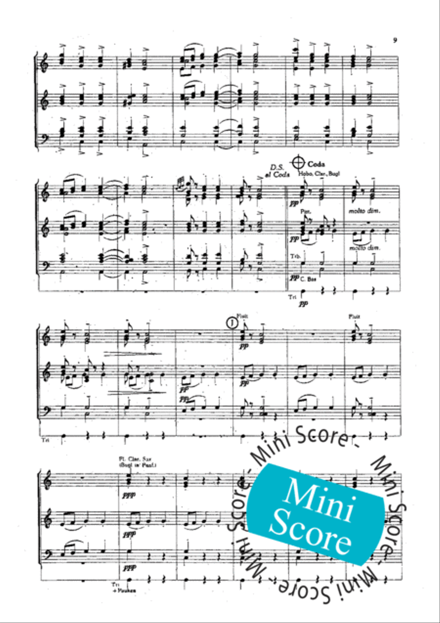 Slavische Dansen No 1,6 en 8 Concert Band scores gallery preview page 11