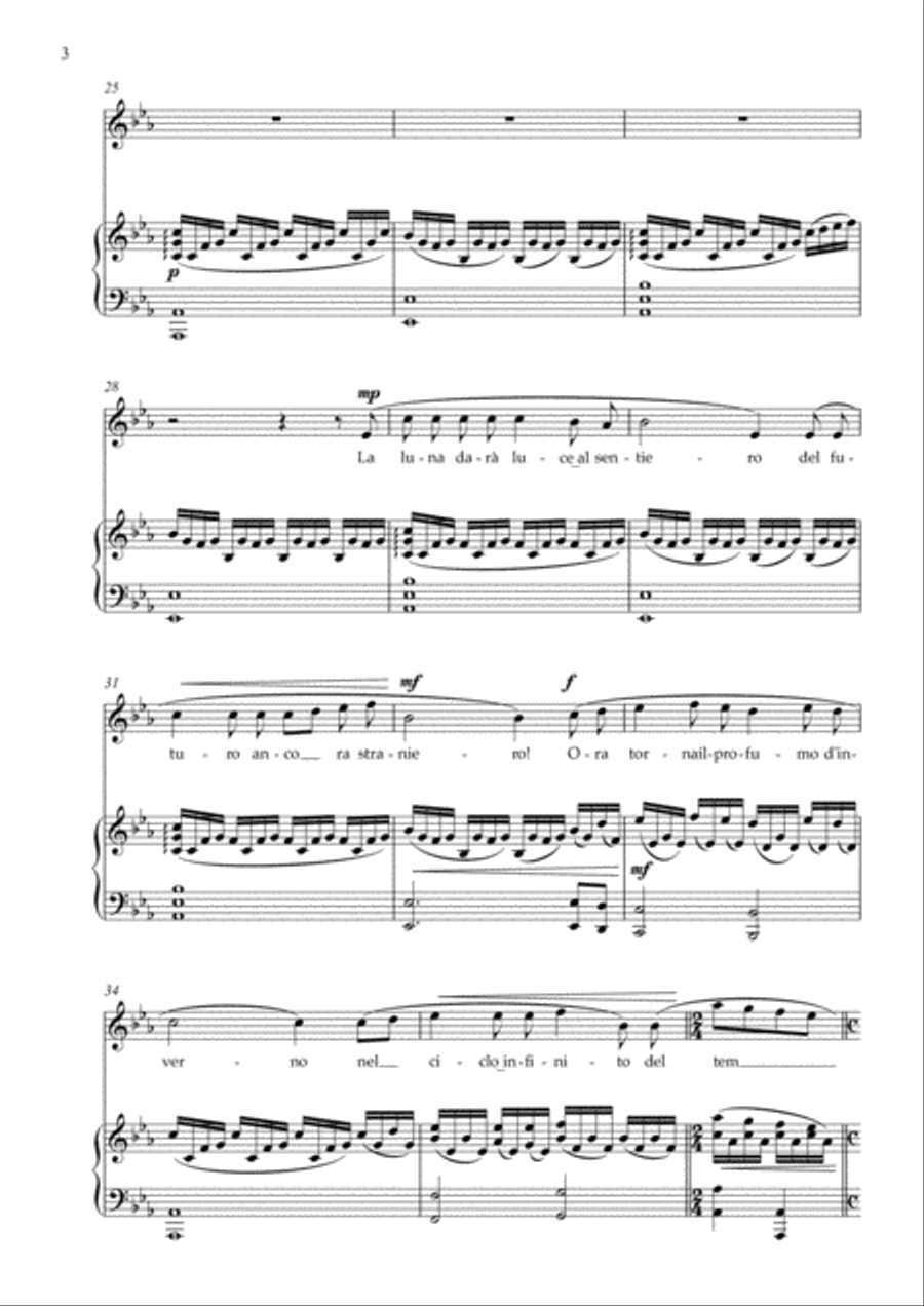 Profumo d'inverno High Voice scores gallery preview page 3