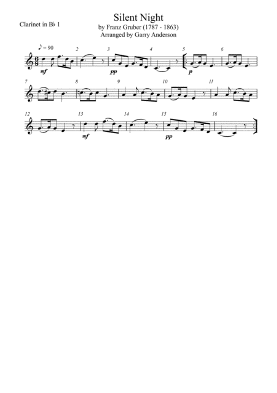 Silent Night - Concert Band Concert Band scores gallery preview page 5