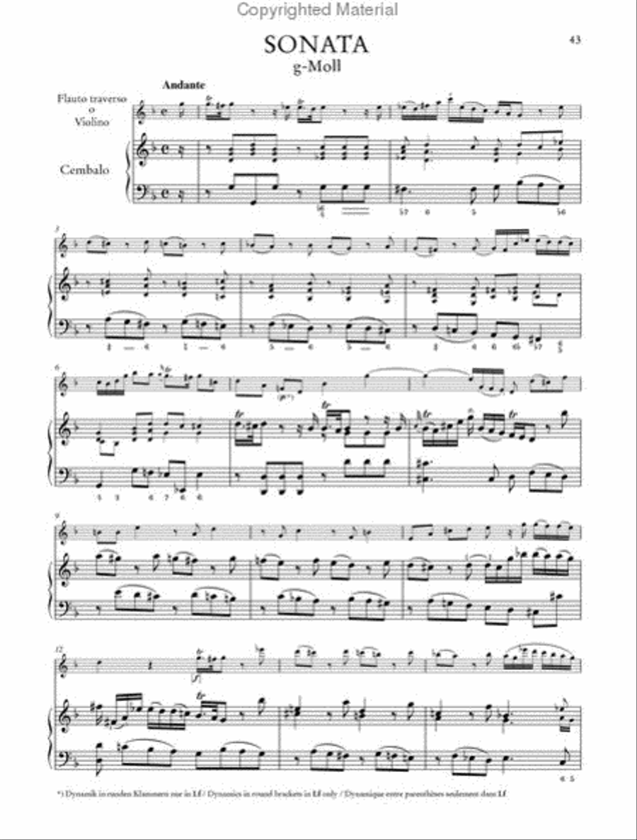 Sonatas Flute scores gallery preview page 4