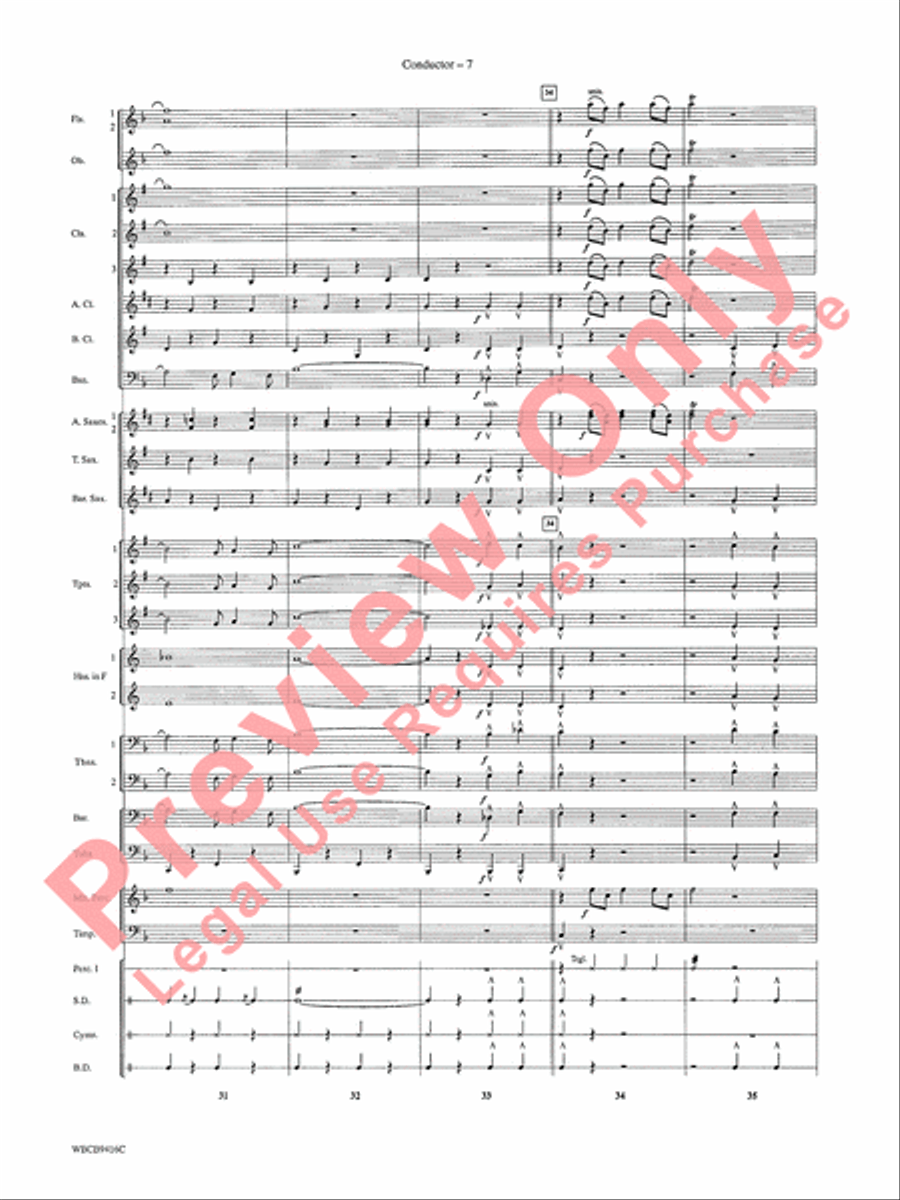 Strike Up the Band Concert Band scores gallery preview page 9