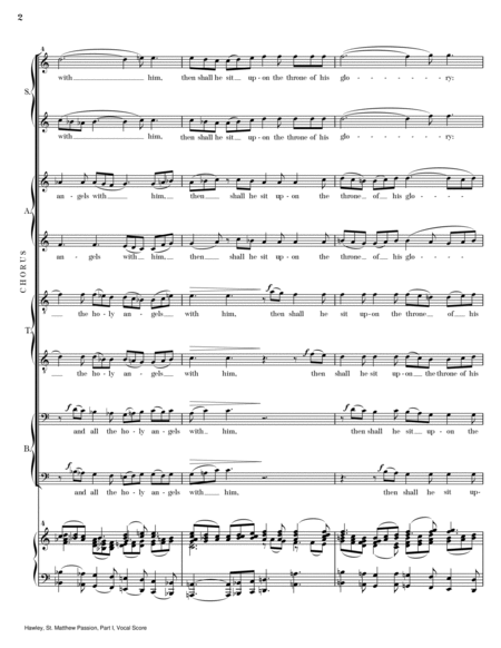 St. Matthew Passion, Part I (Vocal Score) image number null