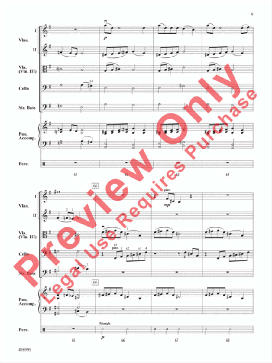 Kingsgate Castle String Orchestra scores gallery preview page 10