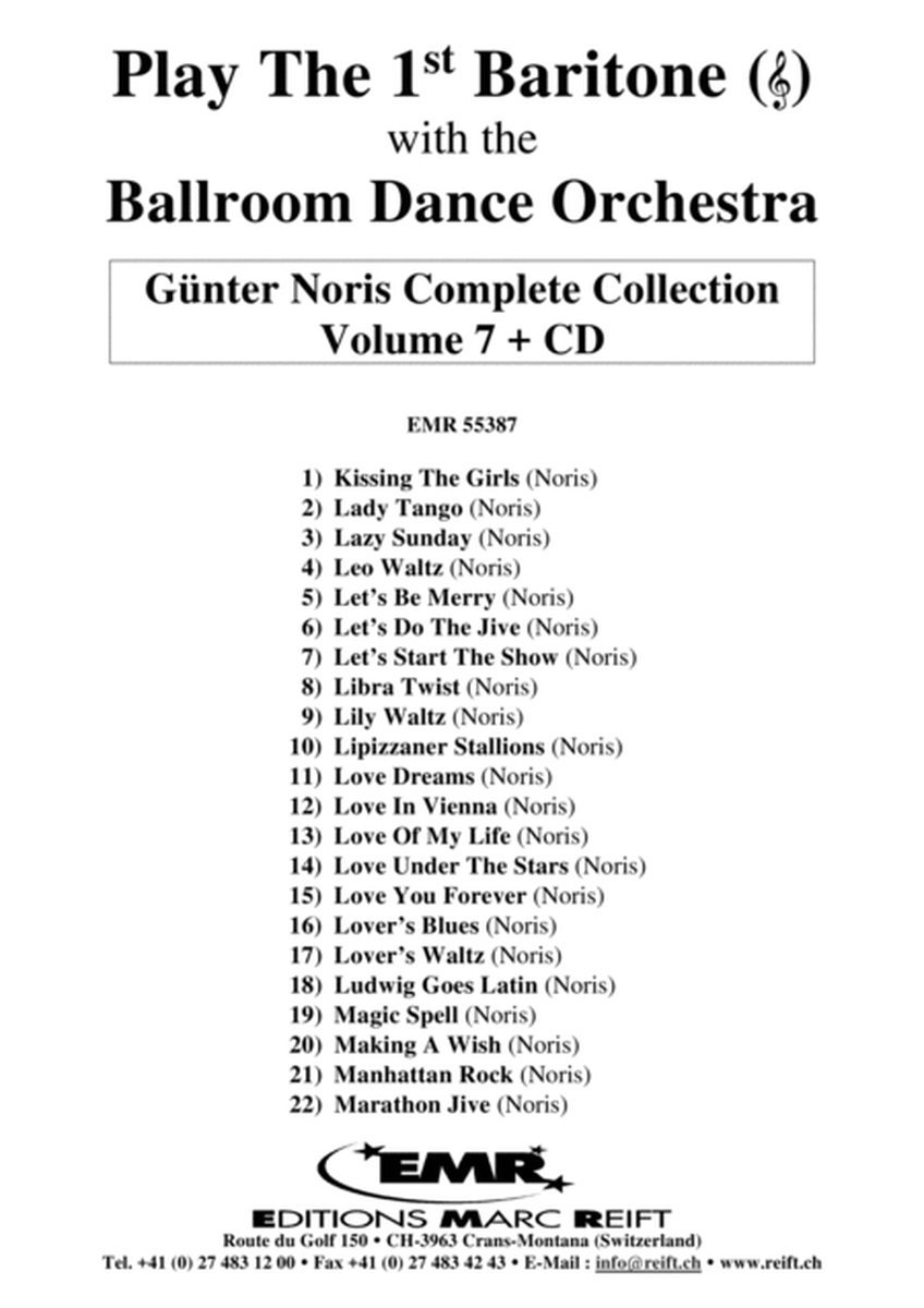 Play The 1st Baritone With The Ballroom Dance Orchestra Vol. 7 image number null