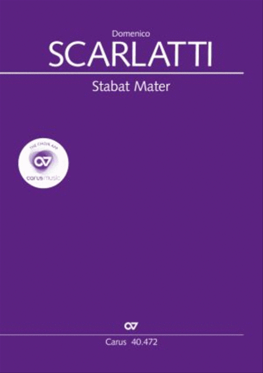 Stabat mater Choir scores gallery preview page 1