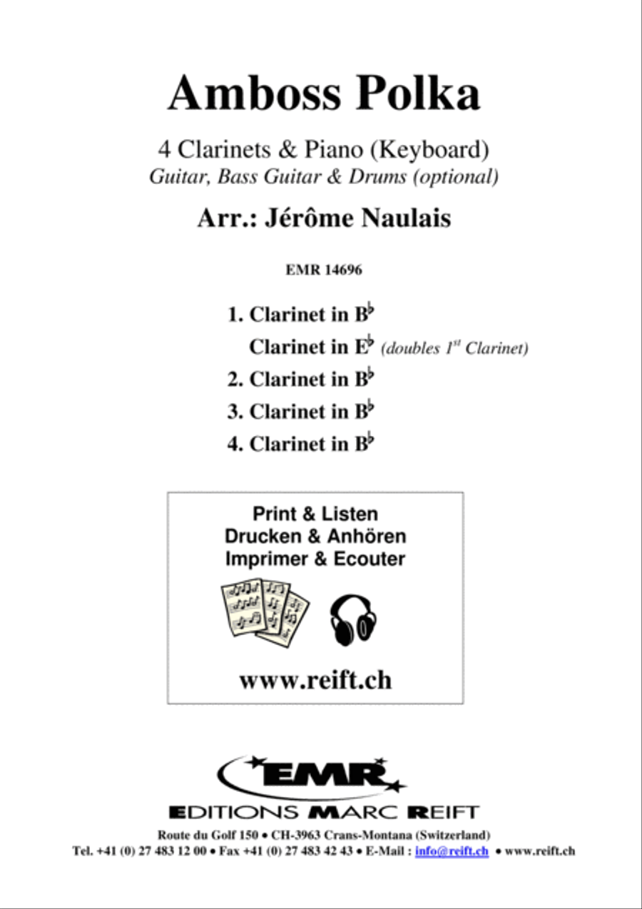 Amboss Polka Clarinet scores gallery preview page 2