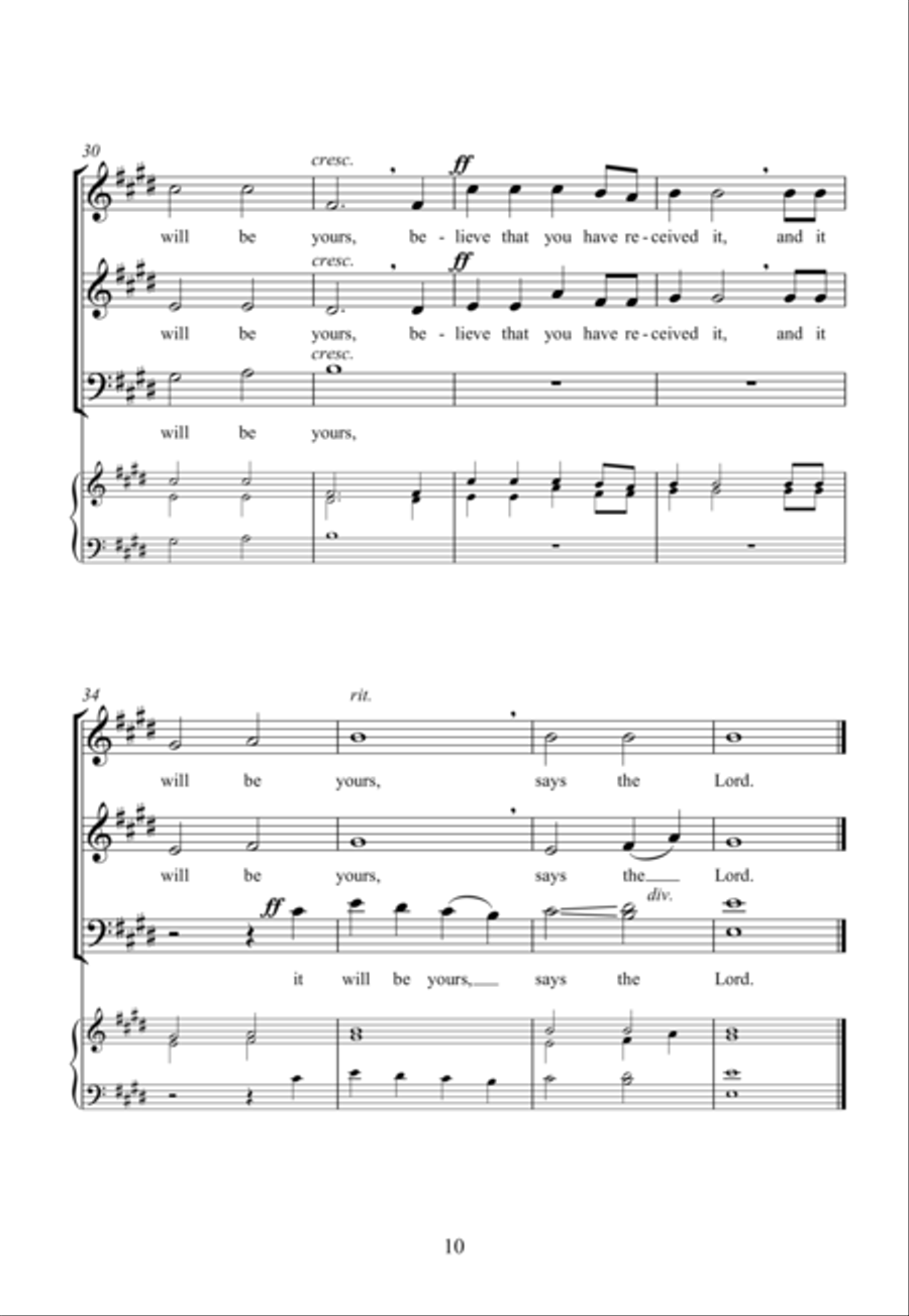 Two Communion Antiphons 3-Part scores gallery preview page 7