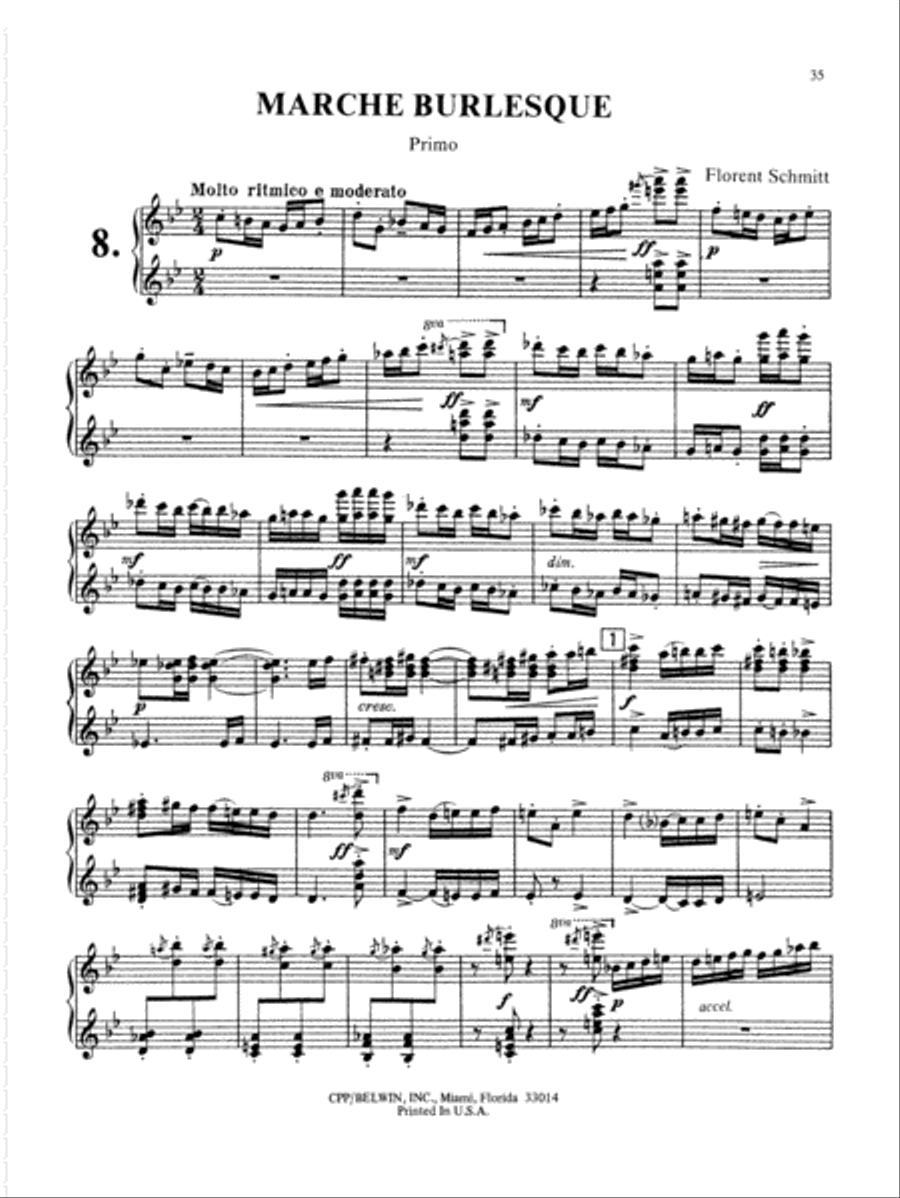 Schmitt: Album of Piano Duets, Volume I Piano Duet scores gallery preview page 2