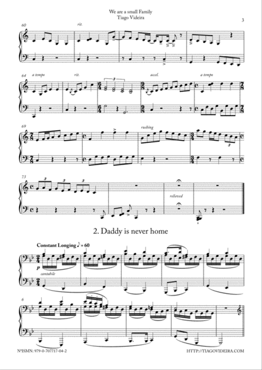 We are a small family Piano Method scores gallery preview page 3