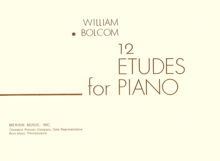 William Bolcom : 12 Etudes