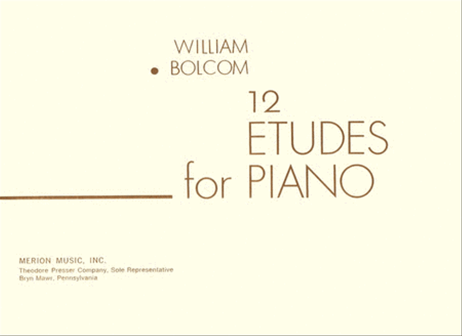 12 Etudes Chamber Music scores gallery preview page 1