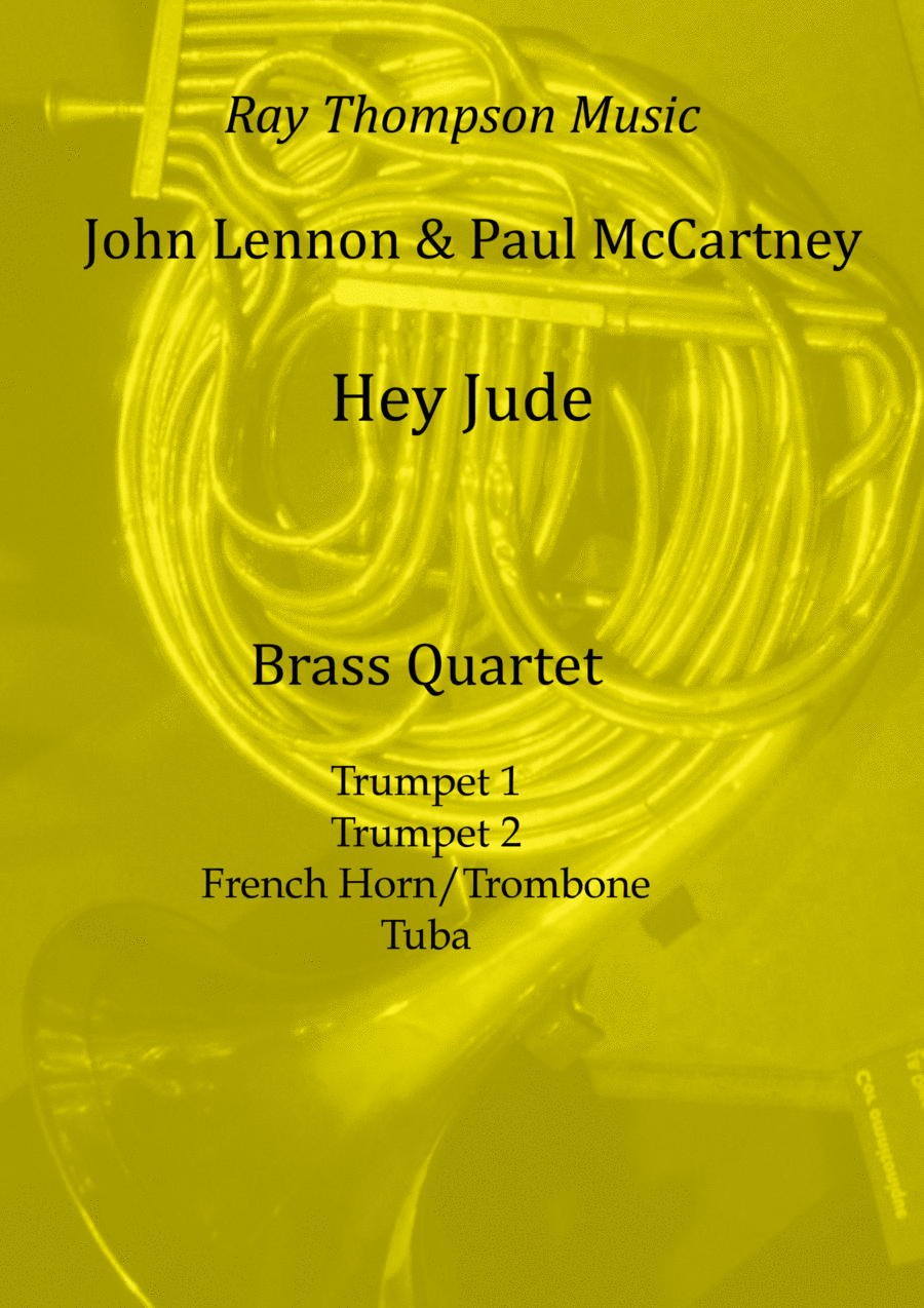 Hey Jude Brass Quartet scores gallery preview page 1