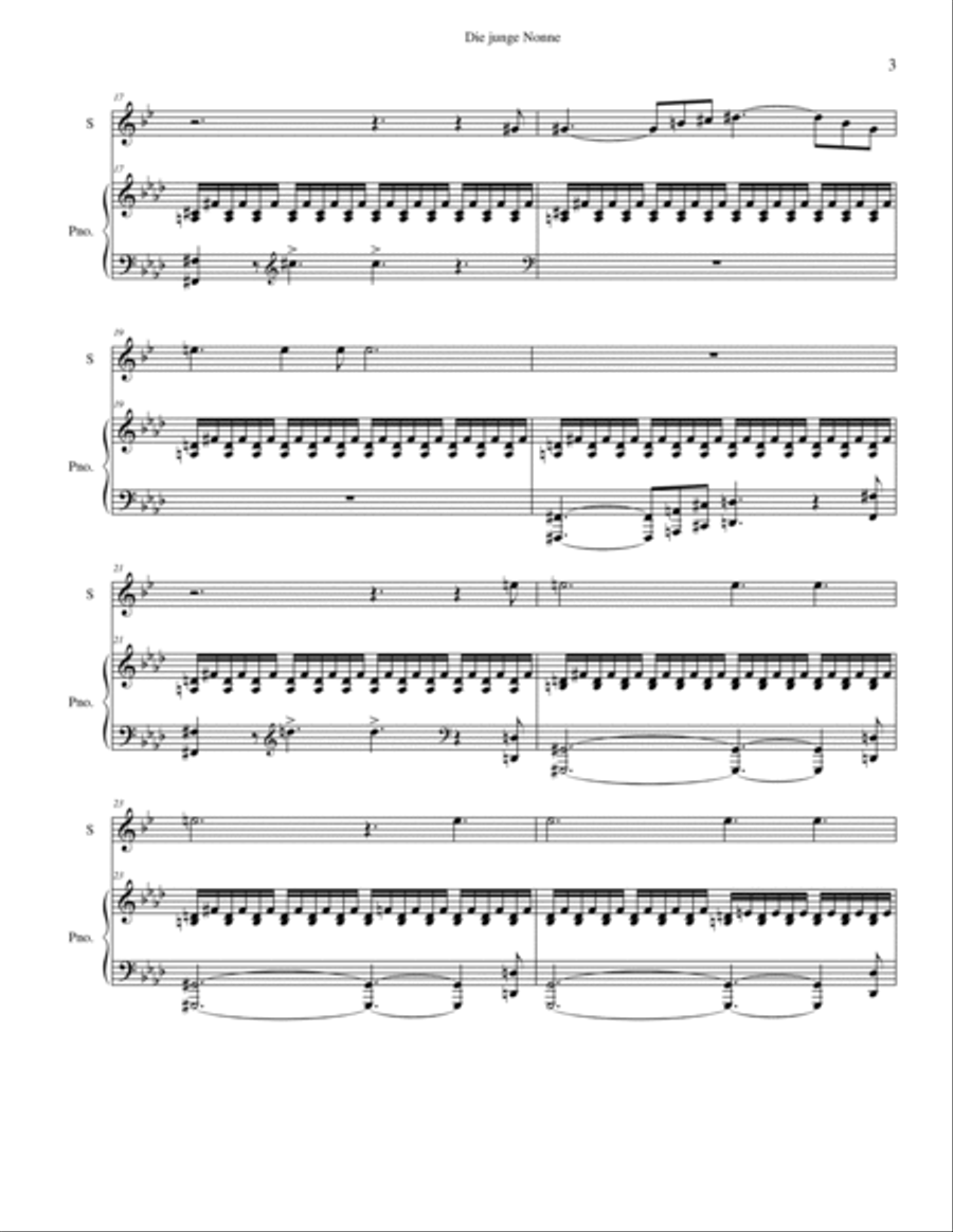 Six Schubert Art Songs - clarinet and piano Clarinet Solo scores gallery preview page 3