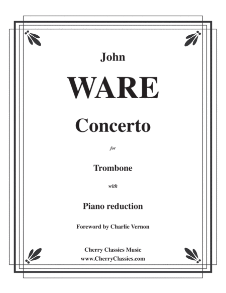 Concerto for Trombone and Piano accompaniment (piano reduction)