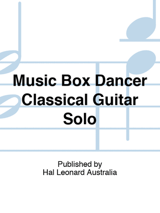 Book cover for Music Box Dancer Classical Guitar Solo