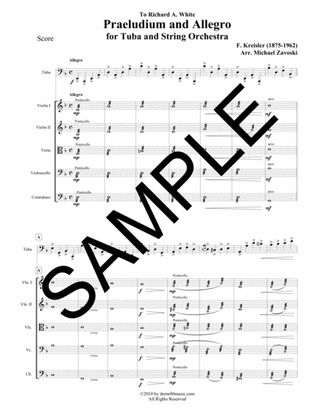 Praeludium & Allegro for Solo Tuba and String Orchestra